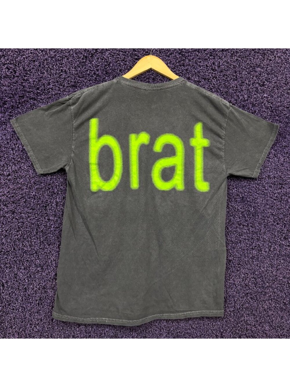 CharliXCX Brat Neon Logo Tshirt size Medium